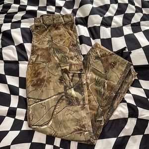 Red head real tree cargo pants